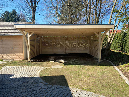 Carport Gewaechshaus umwandeln