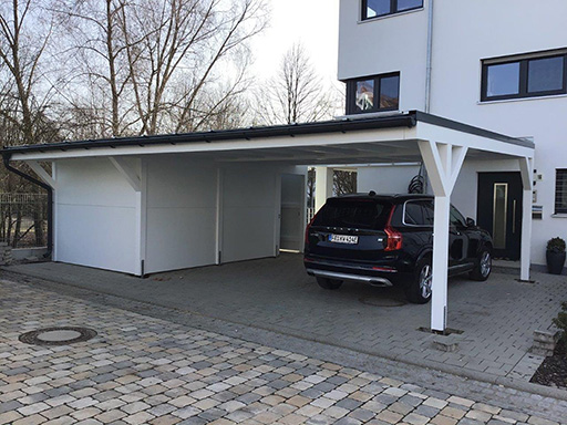 Carport-Fitnessraum