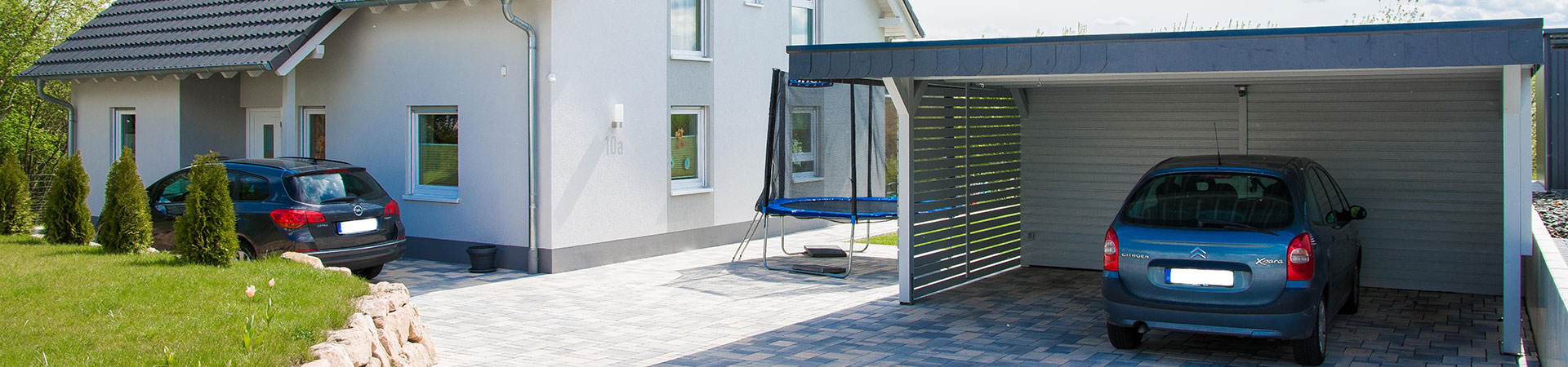 Carport-Dachneigung