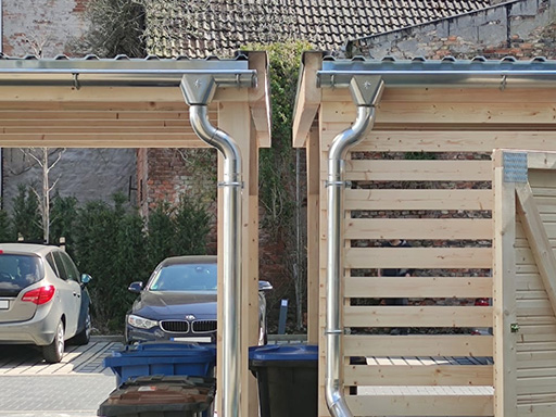 Carport richtig entwaessern